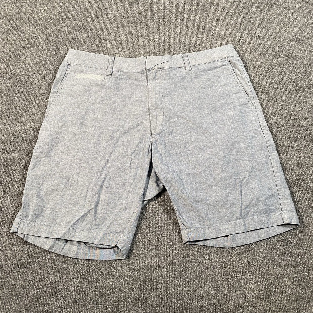 LINKSOUL Mens Size 36 Lightweight Golf Shorts Chino Flat Front